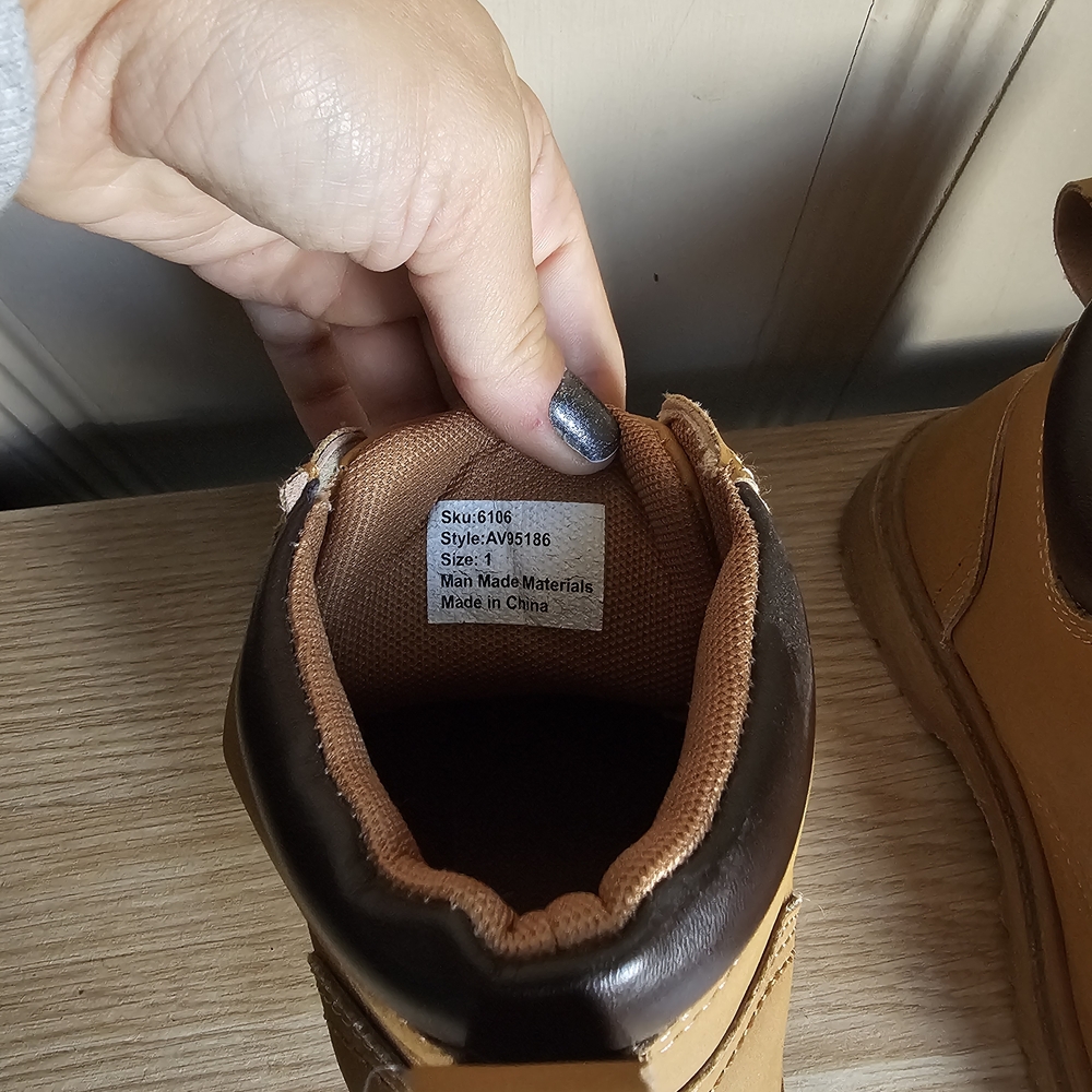 Tan Lace-Up Boots - Picture 3 of 6